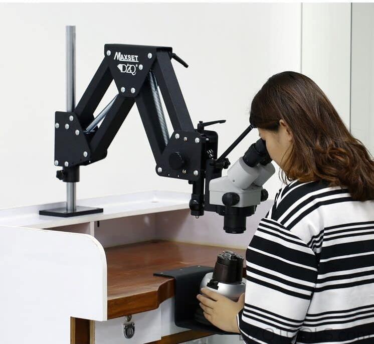 DZQ ZQ-1 Multi-Directional Microscope, 7X-45X Zoom, 60-LED Light