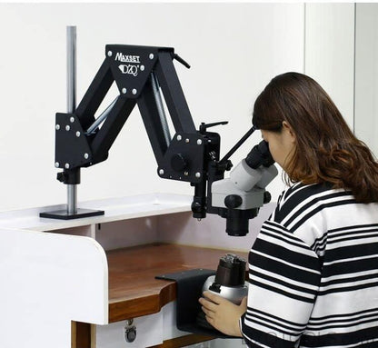DZQ ZQ-1 Multi-Directional Microscope, 7X-45X Zoom, 60-LED Light